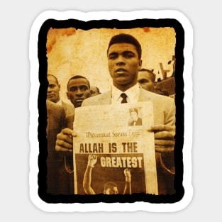 Ali says '' ALLAH is The Greatest" Sticker